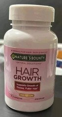 Nature’s Bounty Hair Growth Supplement 90 Capsules for Strong Healthy Hair