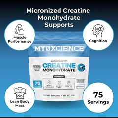 MYOXCIENCE Micronized Creatine | with 100% Creavitalis—The World’s Purest Mic…