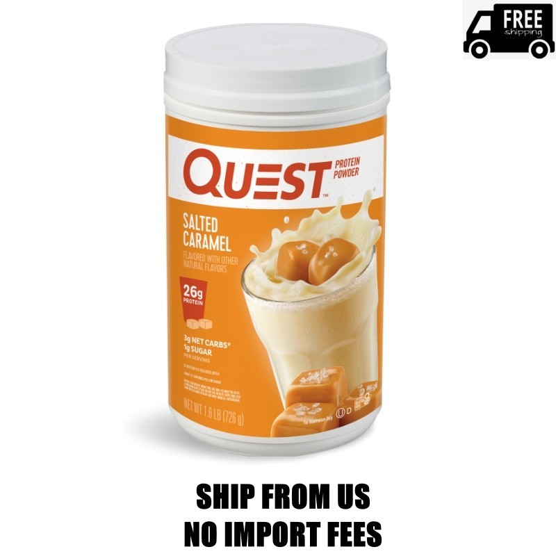 Quest Protein Powder, Salted Caramel, 26g Protein, 1.6 lb, 25.6 oz