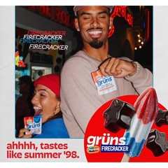 Grüns Limited Time Flavor Firecracker Sugar-Free Adult Greens – 240g/12 Servings