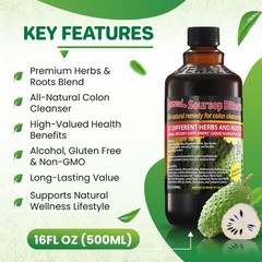 Amenazel Organic Soursop Bitters, 16 fl oz 16 Ounce (Pack of 1), Clear