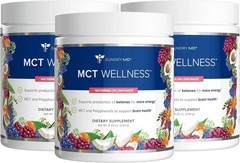 Gundry MD MCT Wellness Powder 8.25 oz Pack of 3 Energy & Keto Support Supplement