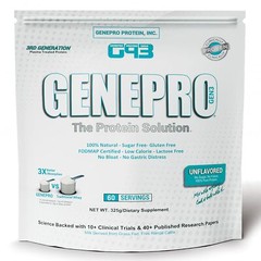 Premium GENEPRO GEN. 3 Unflavored Protein Powder – (3rd Generation, 60 Servings)