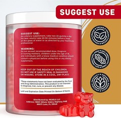 APPLE CIDER VINEGAR Gummies 1500 mg Vegan Natural Healthy Weight Detox LOT of 2