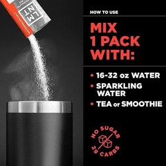 Zero Sugar Electrolytes Powder Drink Mix Watermelon Flavor Hydration brand new