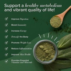 Metabolic Greens+ The Energy Magician by PureHealth Research (Non-GMO) Natural