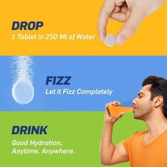 Fast&Up Reload Berry Aam Panna Orange Lime & Lemon Vitamins Tablets
