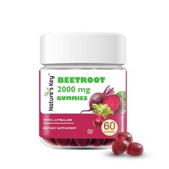 Beet root 2000mg Gummies–for Blood Flow & Heart 60 Gummies