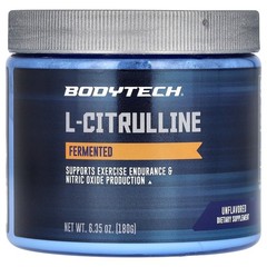 2 X BodyTech, L-Citrulline, Fermented, Unflavored, 6.35 oz (180 g)