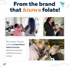Organic Folinicactive Kids – Folinic Acid + B12, B6 & B2 Cofactors – Gentle Meth
