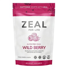 Zurvita Zeal For Life – 30-Day Wellness Bag (Wild Berry Flavor) – 420g FRESH