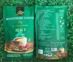 5x Wuttitham Healthy Coffee 32 in 1 Herbs Instant Mixed Weight Control Manage