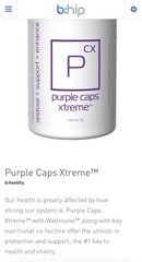 bHIP Purple Caps Xtreme Immune Support Capsules 60ct Vitamins Minerals