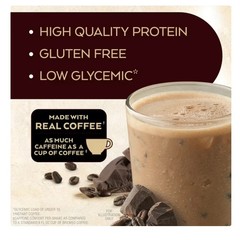 Atkins Protein Shake, Mocha Latte, Keto Friendly, Gluten Free, 8 Ct