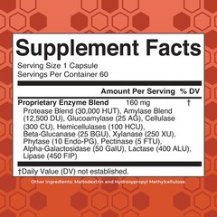 MaryRuth’s Gluten Digestive Enzymes | Up to 2 Month Supply | Proprietary Enzy…