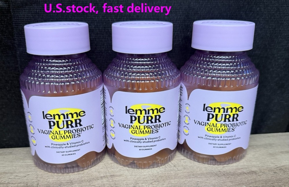 (3) Purr Vaginal Probiotic Gummies for Women – Balanced pH, Healthy Odor 11/26