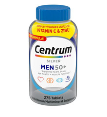 Centrum Silver Men 50+ Multivitamin, 275 Tablets Made In USA