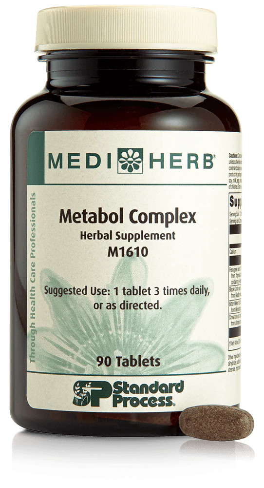 Metabol Complex – 90 Tablets – Exp.8-1-21 – Standard Process MediHerb #M1610