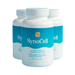 3-Pack Synocell Capsules – Back Neck and Joint Relief Complex – High Quality 180