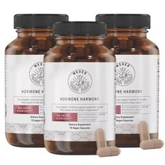 NEW 3PCS Hormone Harmony Women’s Herbal Wellness Supplement 72 Capsules