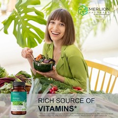 Merlion Naturals Moringa Tablets, Moringa oleifera, 500mg (120 Tablets) a424