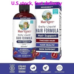 Mary Ruth’s Daily Liquid Hair Formula Supplement Blueberry Pomegranate Flavor