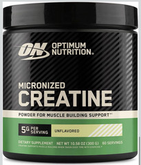 Optimum Nutrition Micronized Creatine Powder Unflavored 10.58oz 60Sv 5g