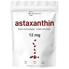 2 Pack | Astaxanthin 12mg – 120 Softgels – 4 Month Supply-NEW FREE SHIPPING