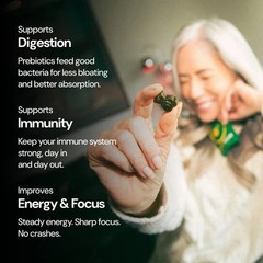 Gruns Low Sugar – SuperFoods Greens Gummies, Sweet Taste – 28 Pack