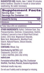Melatonin 5mg Fast Dissolve Tablets – Sleep Support, Strawberry Flavor, 200 Coun