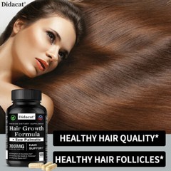 Hair Growth Supplement Protects Against Hair Root Health Issues 120 Pills US