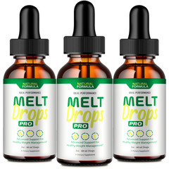 Melt Drops Pro, Official MeltDrops Pro Supplement (3 Pack)