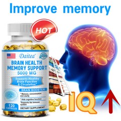 BRAIN supplements 5000 mg – memory Enhancer Capsules for Cognition and Focus