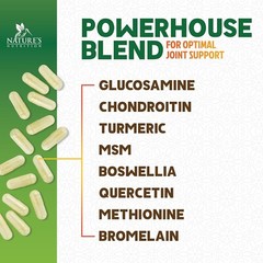 Glucosamine Chondroitin Turmeric MSM Triple Strength Joint Support 2100mg