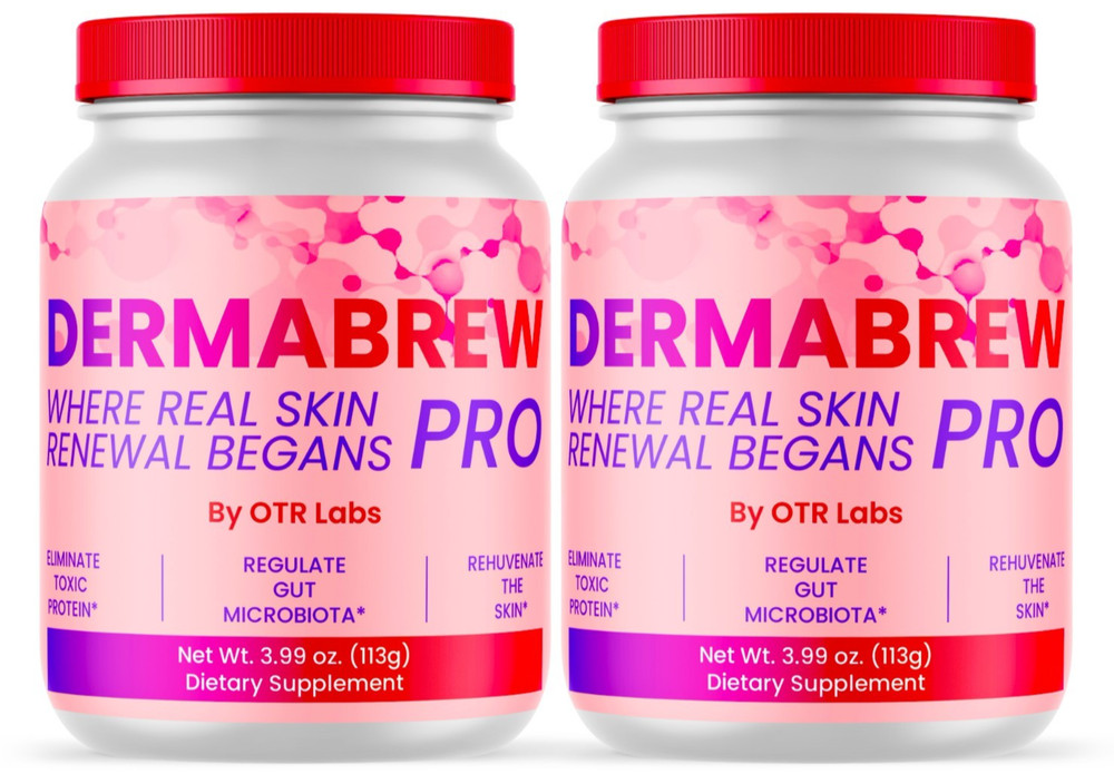DermaBrew Powder – Premium Derma Brew for Skin Hydration & Glow (2-60 Servs.)