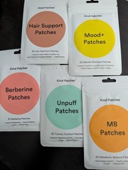 Kind Patches Variety Bundle Pack Hair, Mood, Metabolism, Digestive, Berberine