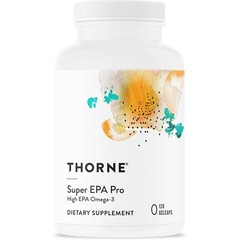 THORNE – Super EPA Pro -Omega-3 Fish Oil Supplement with EPA & DHA-120 Softgels