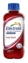 Refreshing Electrolyte Drink in Fruit Punch – 12 Bottles of 21 Fl Oz, Sugar Free
