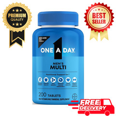 One A Day Mens Multivitamin 200 Tablets Vitamin D Zinc B Vitamins Energy Support