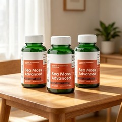 3 Pack INFINITE AGE Sea Advanced Moss 60 Superfood, High-Potency 1250mg Capsule