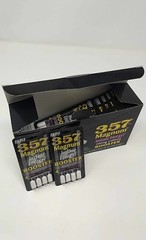 Full Box 24x Packets 357 Magnum Caffeine Energy Booster 200mg | 4 Tablets Each
