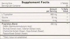 Alteril All Natural Sleep Aid L-Tryptophan Tablets Dietary Supplement 60 Count