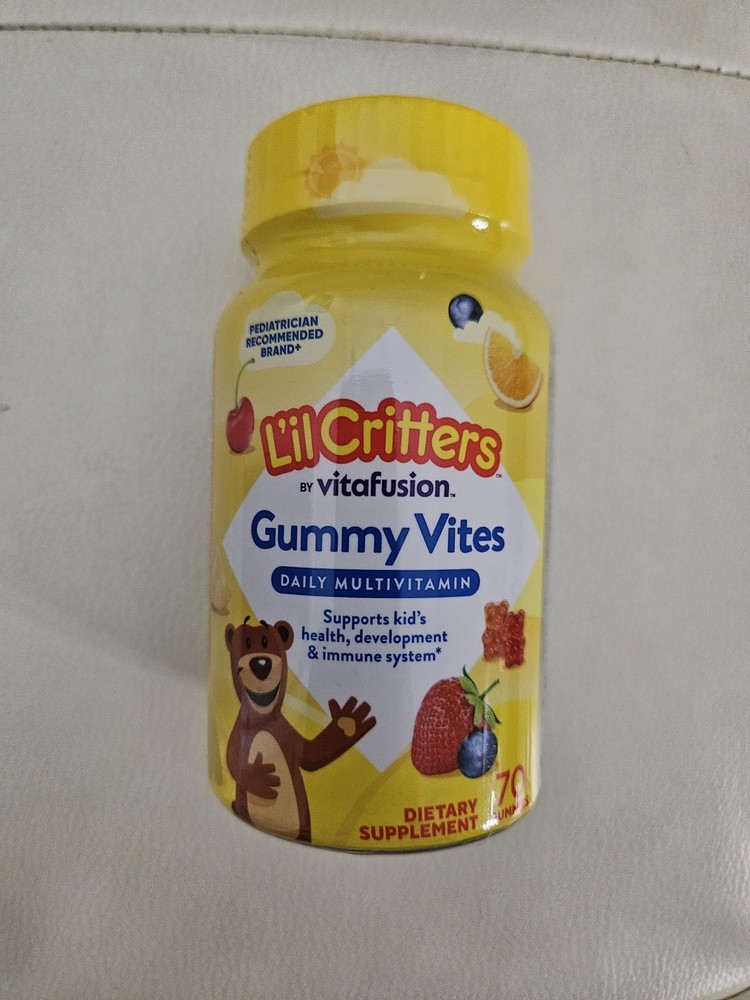 Lil Critters Gummy Vites Daily Multi Vitamins By Vitafusion 70 Ct