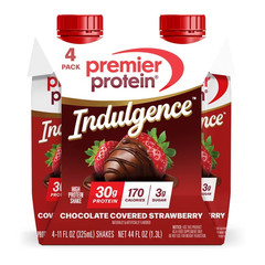 Premier Protein Indulgence Protein Shake, Chocolate Covered Strawberry, 30g Prot