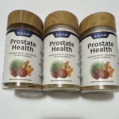 SNAP Prostate Health 3 Pack Bundle 90 Capsules Each Men’s Support New Sealed