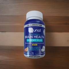 60 Tablets Qunol Extra Strength Brain Health Memory Plus B6 Citicoline Exp 02/28