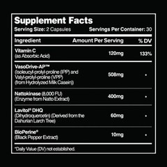 3Pcs-Leviathan Nutrition Hemo Flow Supplement Nattokinase with forNitric Oxide