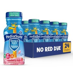 PediaSure Grow & Gain With Immune Support, 7g Protein, Strawberry, 8-fl-oz