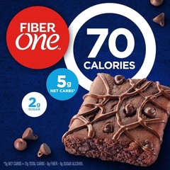 Mega Pack 70 Calorie Brownies – Guilt-Free Chocolate Fudge Snack Bars, 18 Count
