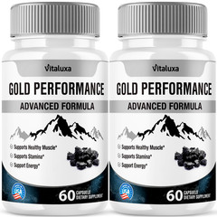 (2 Pack) Gold Performance Capsules Maximum Strength for Confident (120 Capsules)
